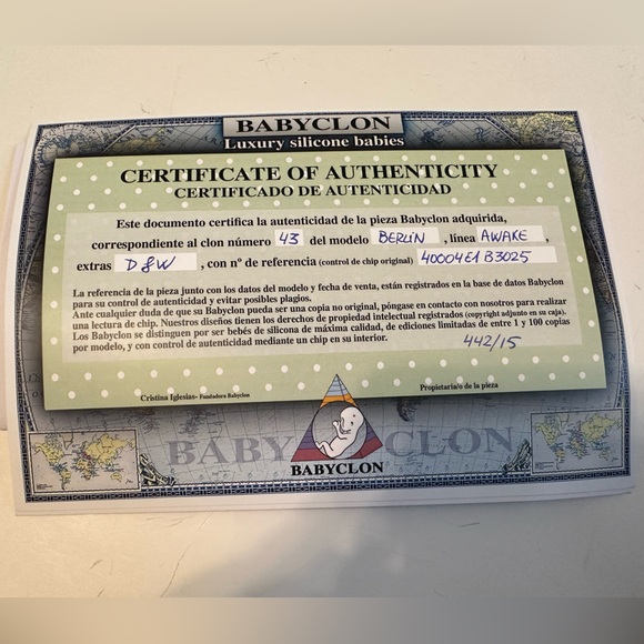 BABYCLON LUXURY SILICONE MICRO NEWBORN CHIP DRINKS/WETS REALISTIC BABY GIRL DOLL - Picture 16 of 16